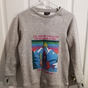 Birdz fleece lined sweater